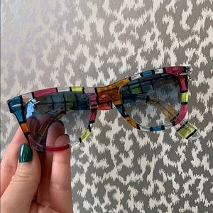 Ray Ban color block wayfarers